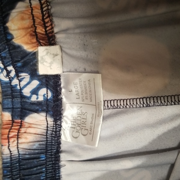 THE GOLDEN GIRLS LOUNGE PANTS SLEEP BIOWORLD ABC STUDIOS MENS SIZE L COMFY FUN - Picture 5 of 5